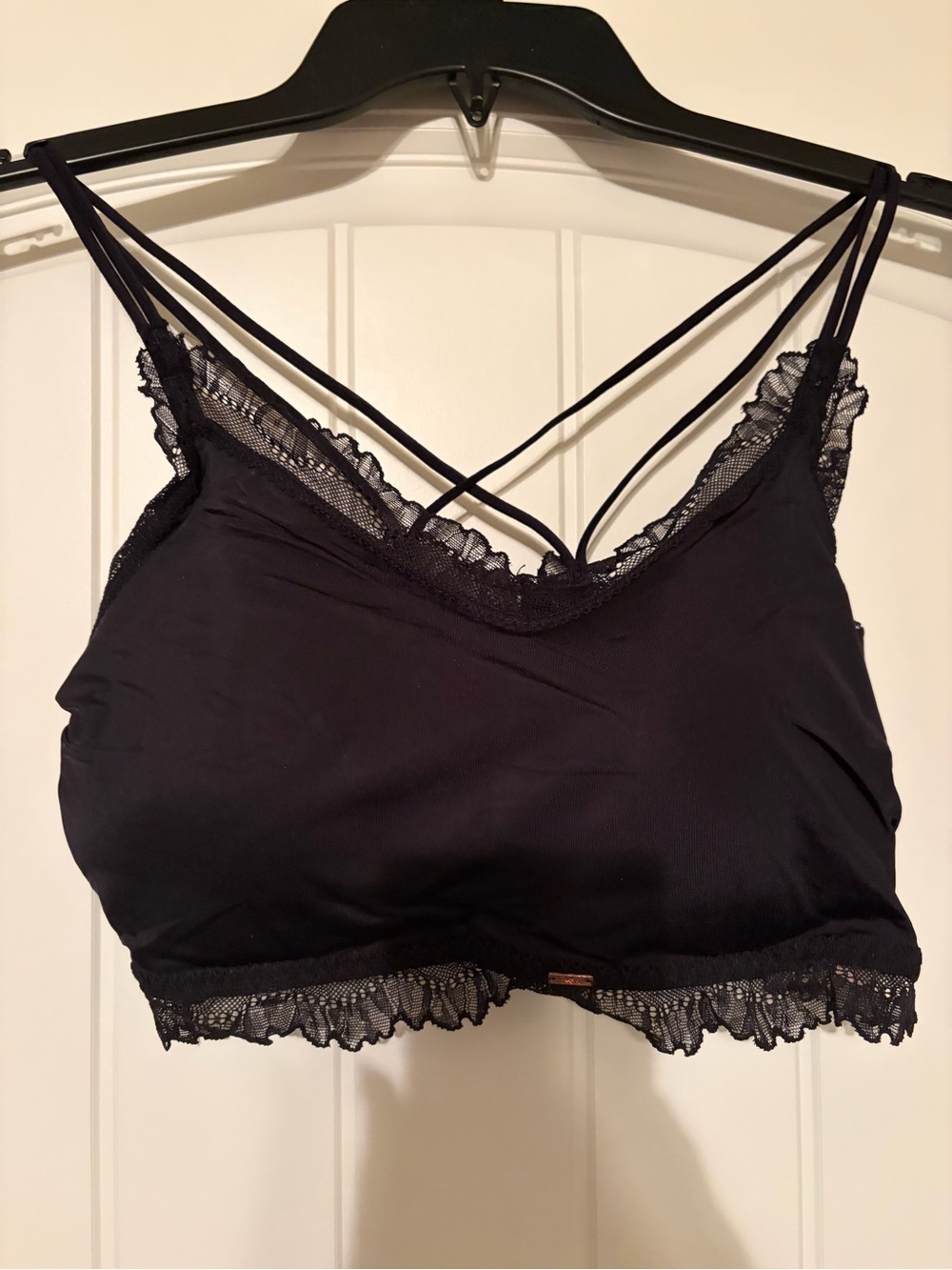 JadyK Black Lacy Bralette - Comfortable Women's Bra - Picture 2 of 3